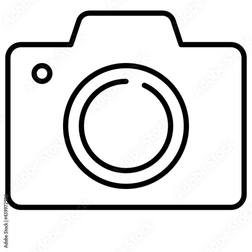 Outline camera icon