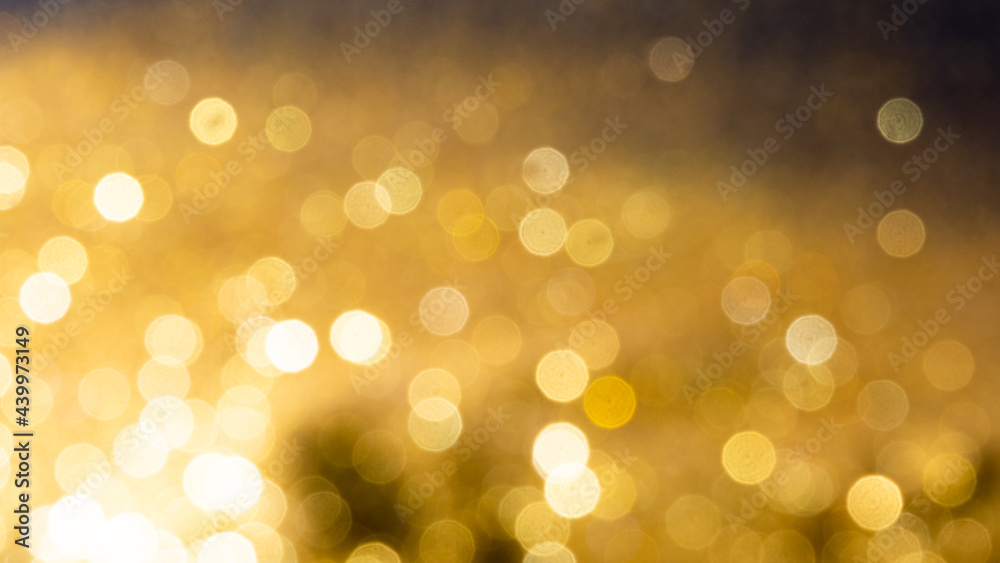 Abstract background bokeh Gold Glitter and elegant for Christmas and Happy new year Abstract background bokeh Gold Glitter and elegant for Christmas and Happy new year