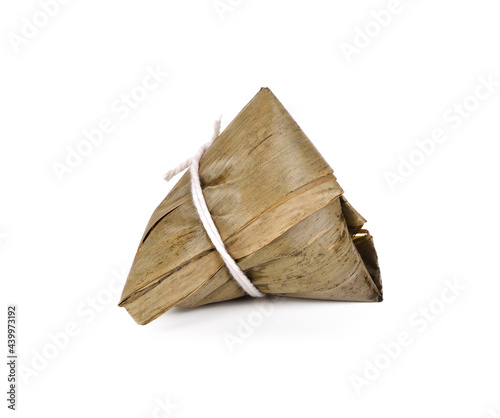 Asian Chinese Rice Dumpling, Zongzi, usually taken during festival occasion.