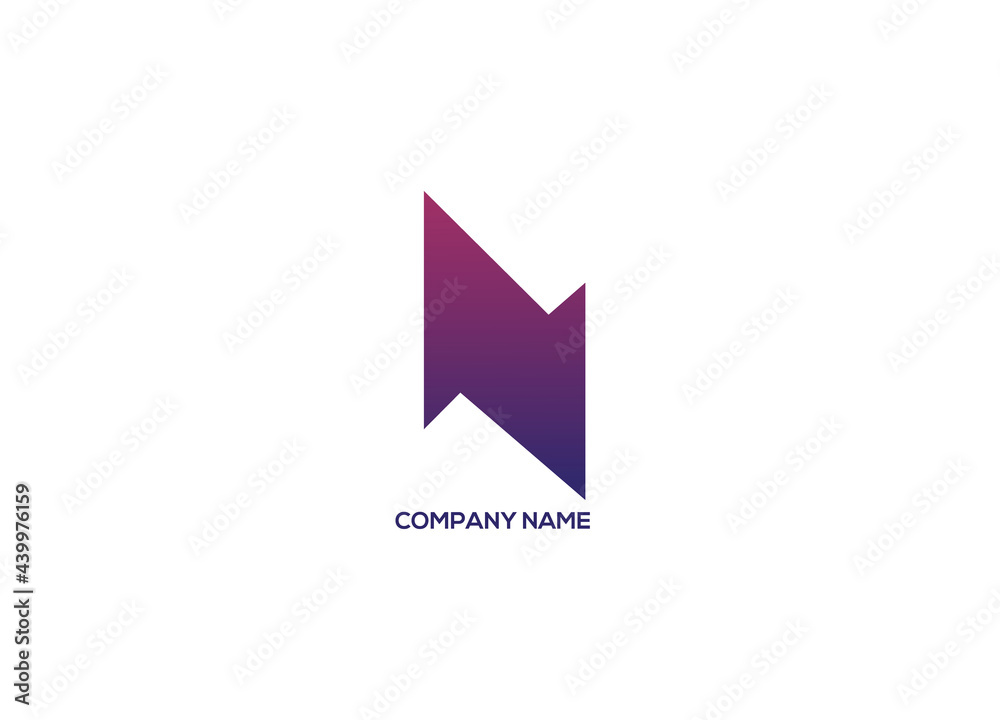 Modern N letter logo, Business logo Modern N letter logo, Business logo