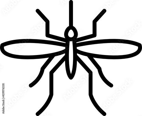 mosquito minimal line icon