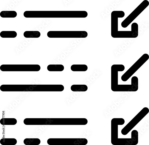 questionnaire minimal line icon