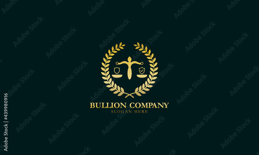 Fototapeta premium justice law firm legal logo icon vector template.