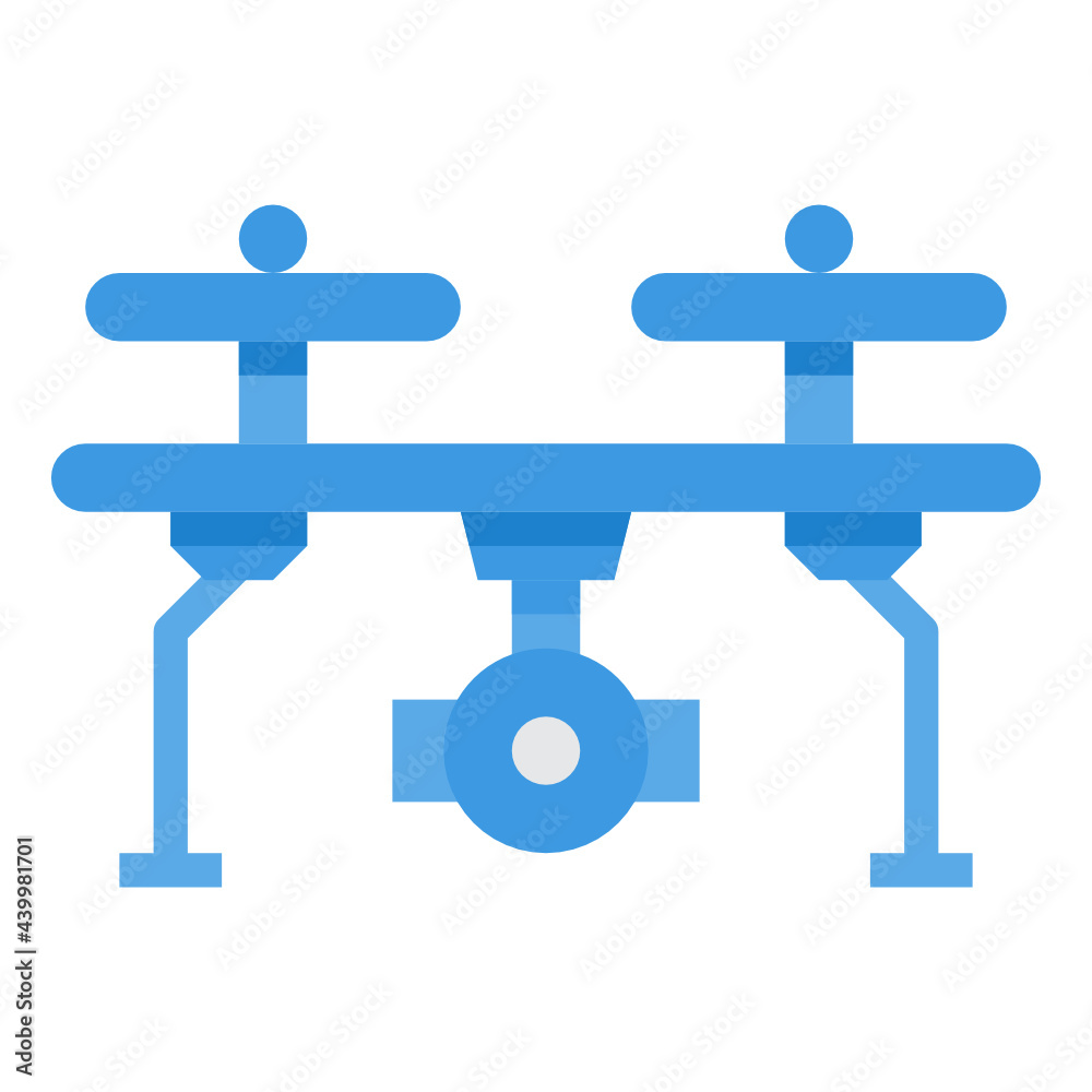 Drone flat icon