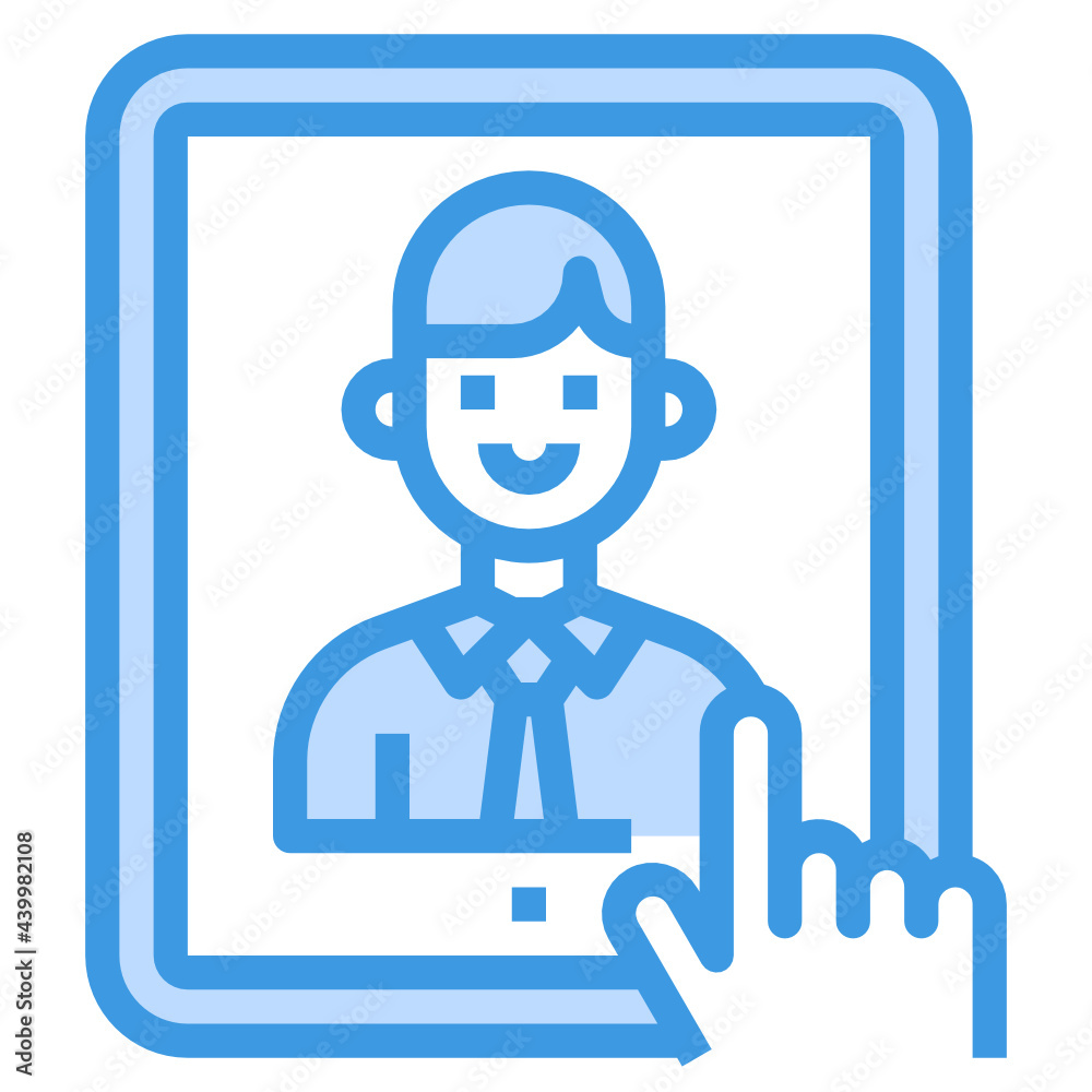 Select blue outline icon Select blue outline icon