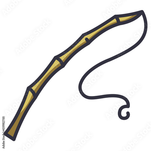 Bamboo fishing rod  icon