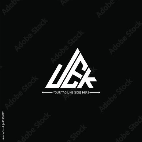 J E K letter logo creative design. J E K unique design