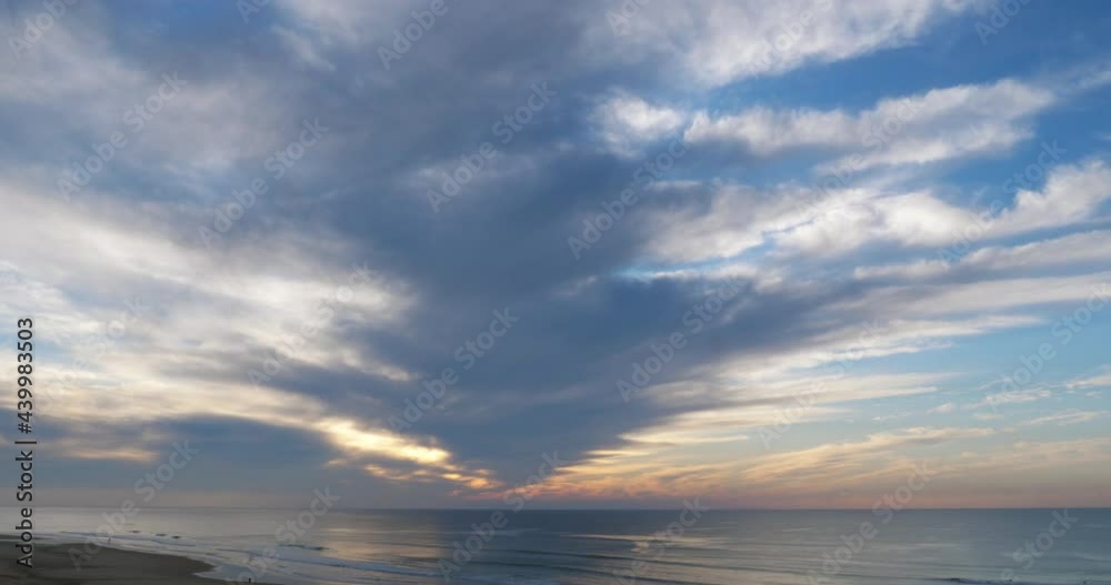 Sunset , beach of Messanges, Landes department, Nouvelle Aquitaine, France Sunset , beach of Messanges, Landes department, Nouvelle Aquitaine, France