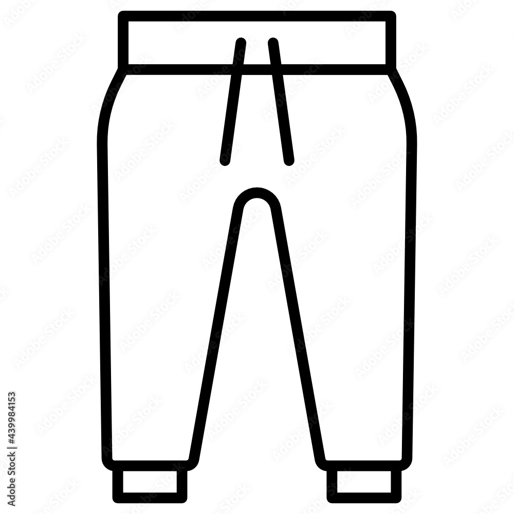 Outline Jogger pants Icon Outline Jogger pants Icon