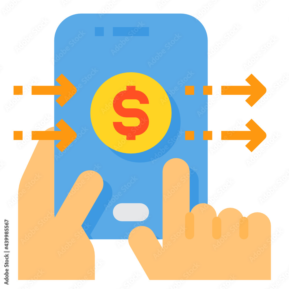 Trading flat icon Trading flat icon
