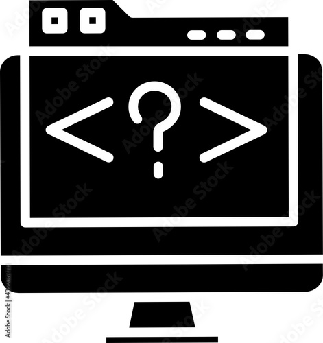 PHP Icon. Technology concept icon style