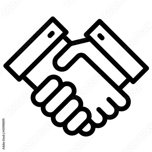 comtact outline style icon