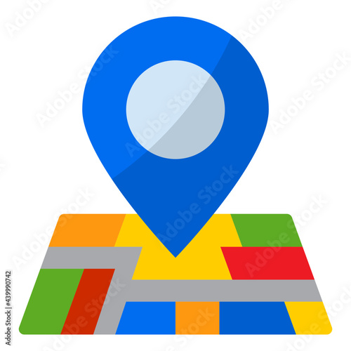 Free Download location flat style icon - GFXLoad