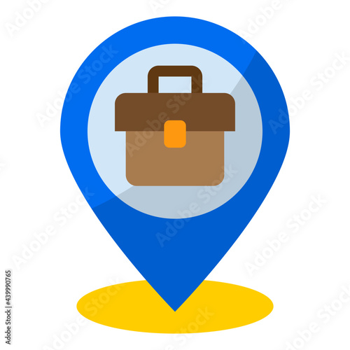 Free Download location flat style icon - GFXLoad
