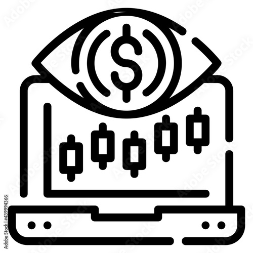 vision line icon
