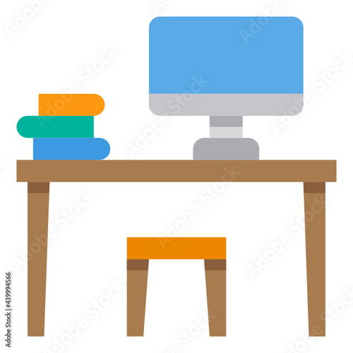 Classroom flat icon