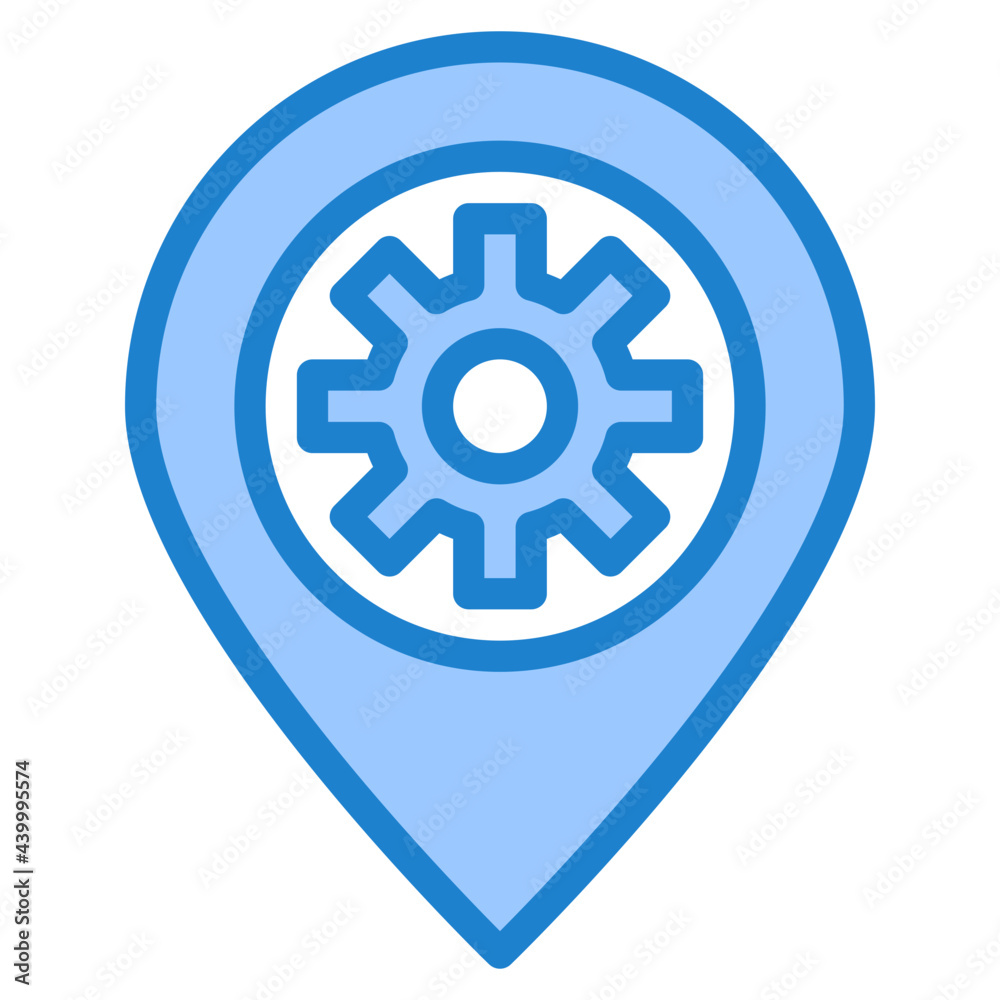 place blue style icon place blue style icon