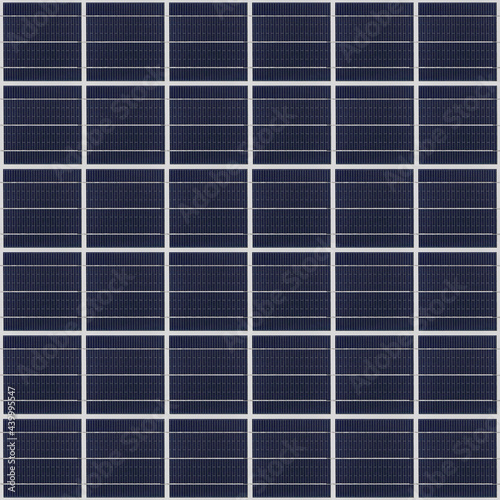 square solar cell board for pattern and background