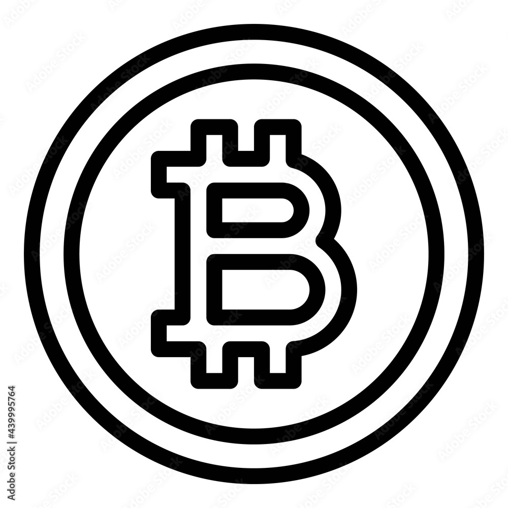 Bitcoin icon, Cryptocurrency related vector Bitcoin icon, Cryptocurrency related vector