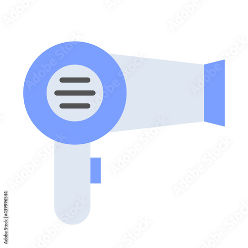 Flat hair dryer icon