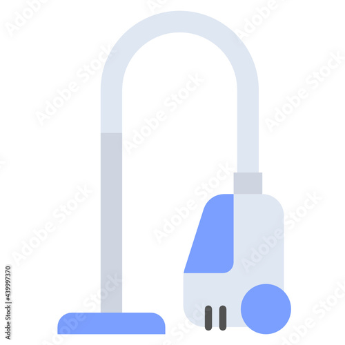 Flat vacuum cleaner icon