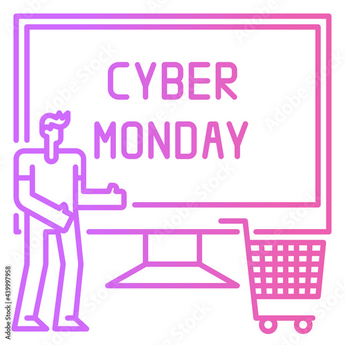 cyber monday icon