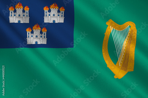 Flag of City Dublin of Ireland photo