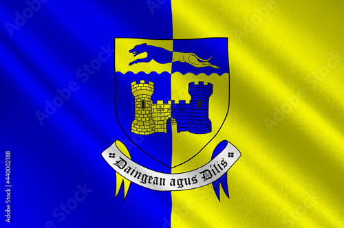 Flag of County Longford in Ireland photo