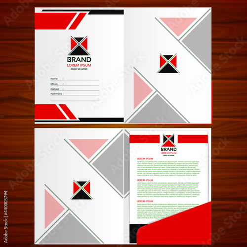 File Cover Design with Letterhead