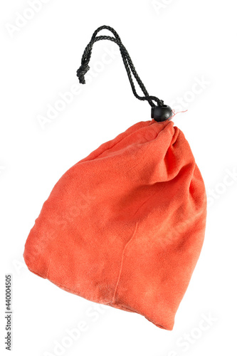 Orange bag isolated
