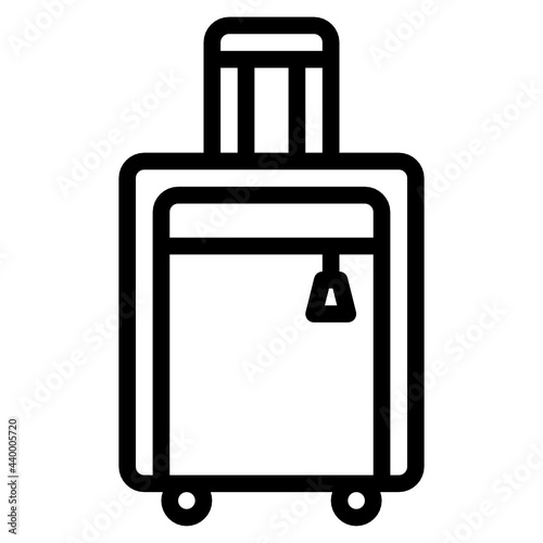 Luggage outline icon