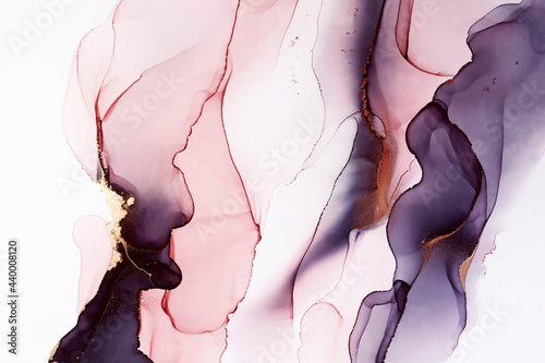 Abstract hand painted alcohol ink texture