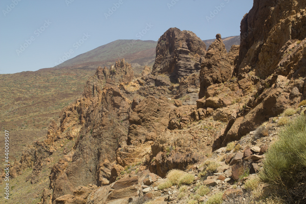 Fototapeta premium Paisaje volcánico, El teide, tenerife