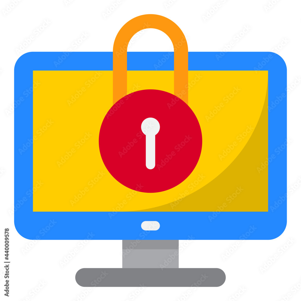 protection flat style icon