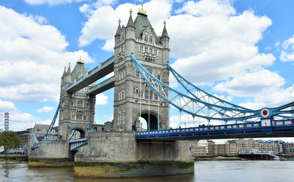 Background of Tower Bridge in London - England.