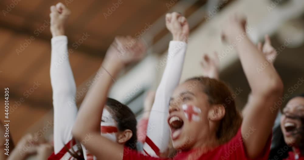 English soccer fans celebrating a victory

