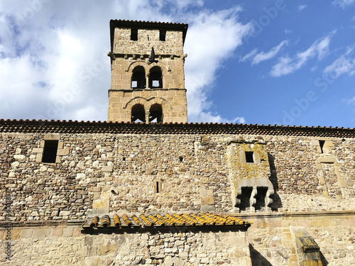 Oman church in village of Bansat, Puy de Dome department, Auvergne-Rhone-Alpes, France photo