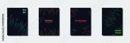 minimal and modern design background set for a template with copy space for your text