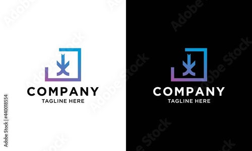 Technology - vector logo template for corporate identity. Network, internet technology concept illustration. Design elements.