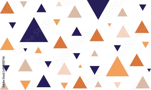 Colorful triangle background and wallpaper