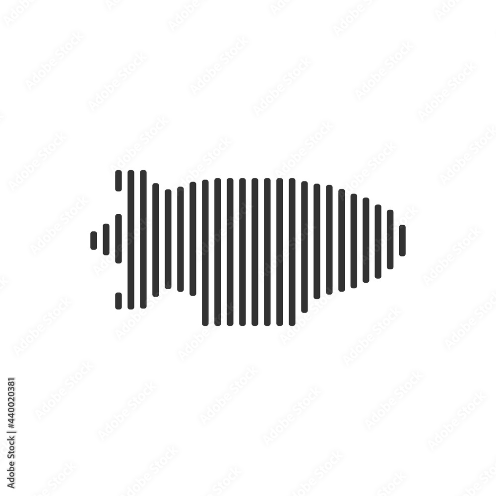 Rocket black barcode line icon vector on white background. Rocket black barcode line icon vector on white background.