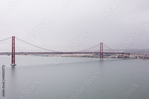 San Francisco Bridge in cloudy weather