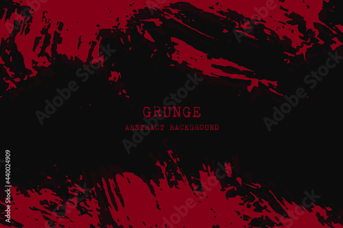 Vector black and red abstract background.