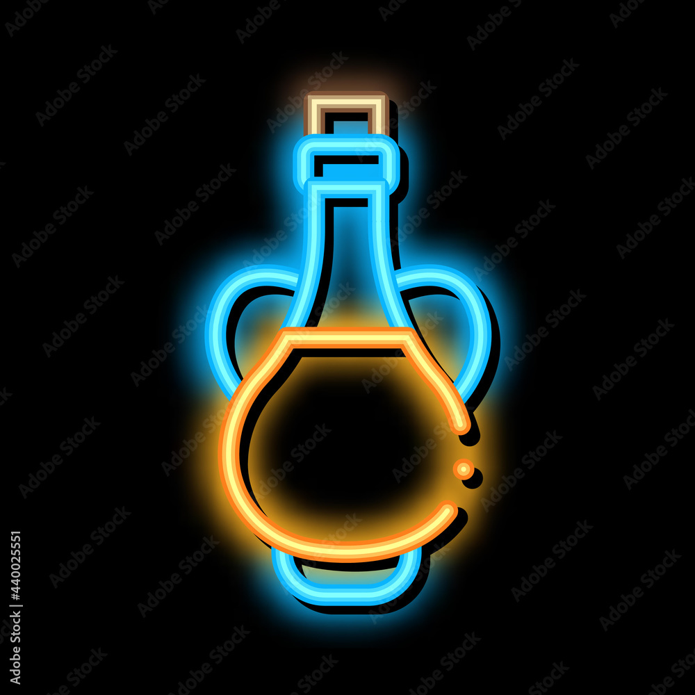 soybean oil neon light sign vector. Glowing bright icon soybean oil sign. transparent symbol illustration