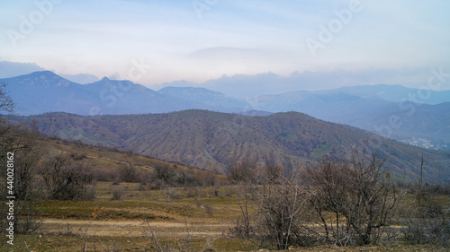 Mountains of Crimea in early spring