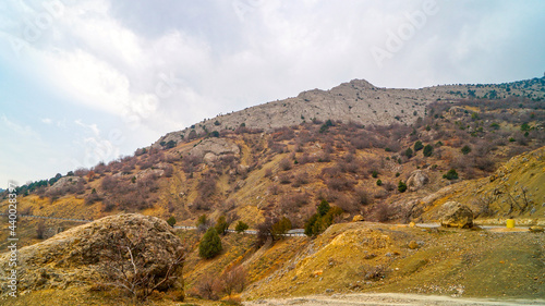 Mountains of Crimea in early spring