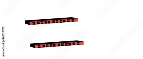 small harmonica design Vector design eps 10.