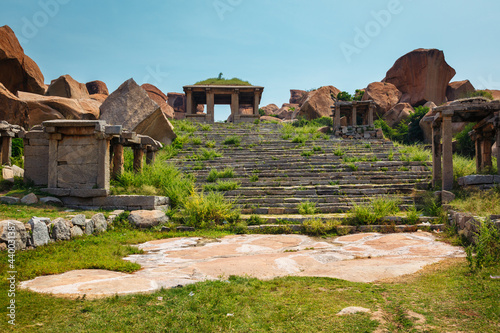 Ruins in Hampi photo