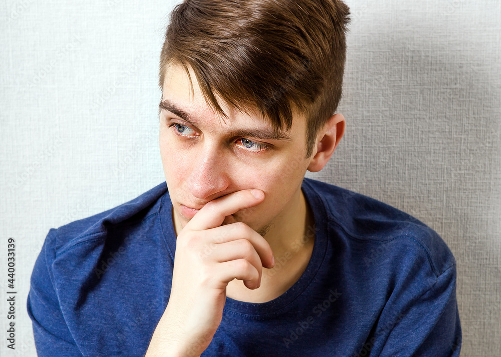 Sad Young Man Sad Young Man