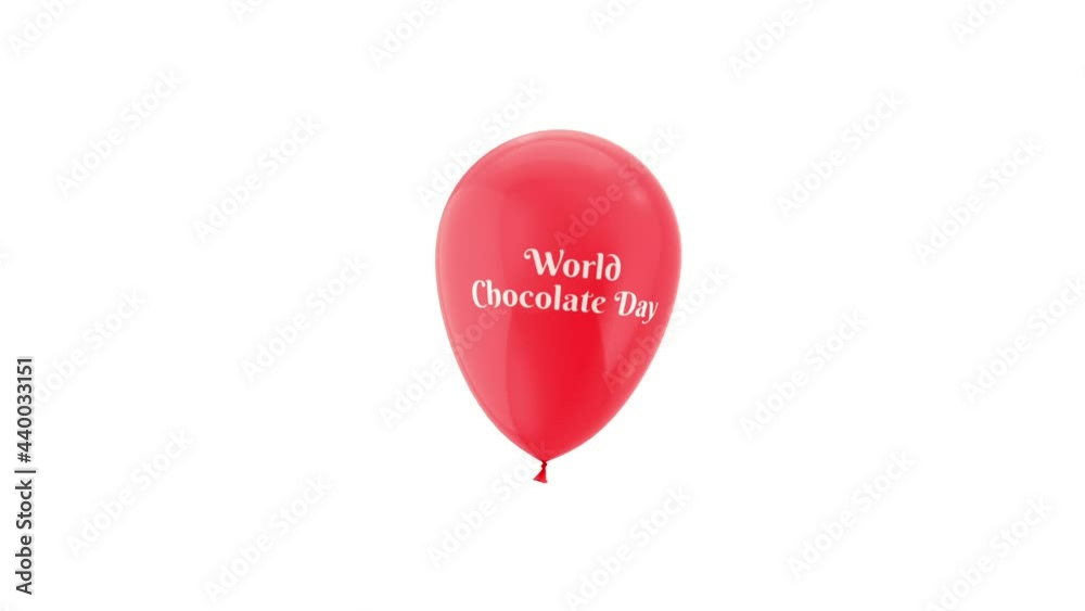 Happy Chocolate Day Celebration Clip Luma Matte and Green Screen Happy Chocolate Day Celebration Clip Luma Matte and Green Screen
